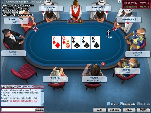 Bases poker en ligne